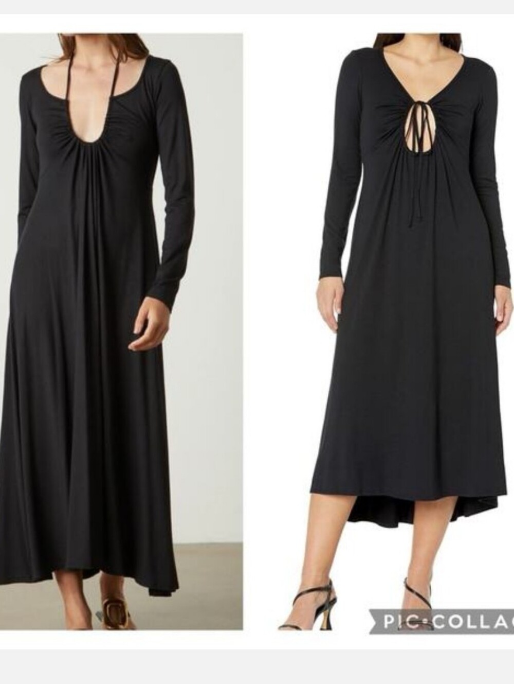 New Anthropologie VeLVET By Graham & Spencer Jules Lons Modal Jersey Dress Small